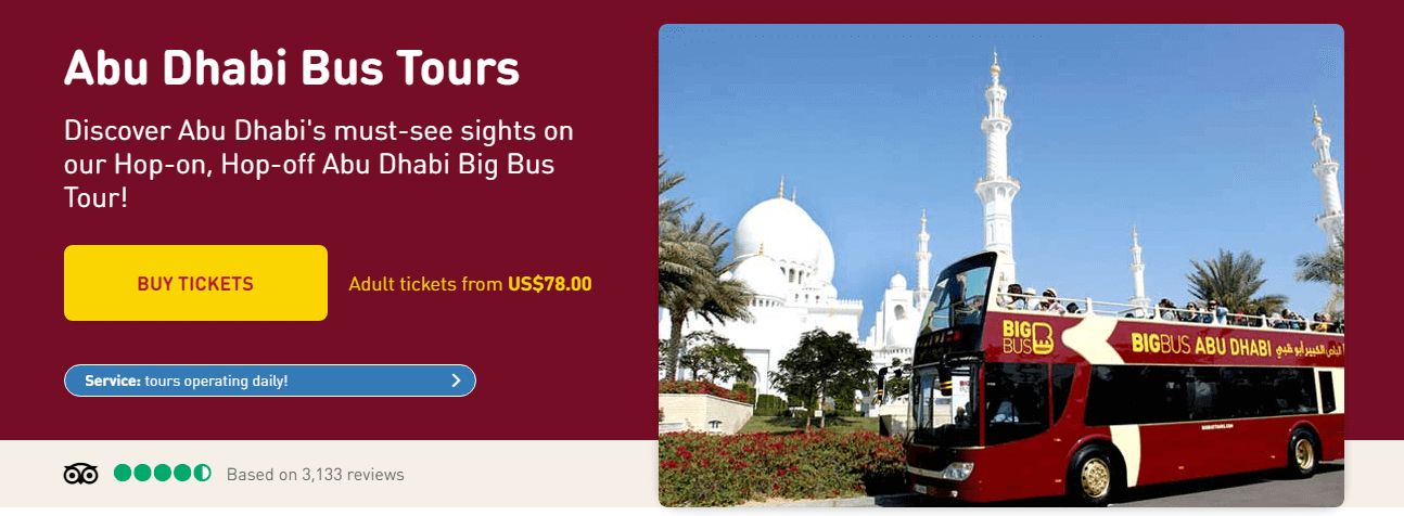Hop hop Off Tours